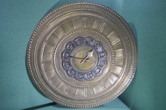 Настенные часы чеканка "Знаки Зодиака, Гороскоп". Большие, 58 см