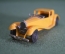Модель масштабная, автомобиль "Бугатти", Bugatti 1930. Желто-оранжевая. Пластик. 