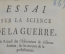 Книга старинная на французском "Наука о войне". Эспаньяк. Essai sur la science de la guerre. 1743 г.