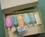Набор елочных игрушек "Шишки", в родной коробке. 