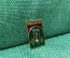 Значок "Олимпийский мишка Москва - 80 штангист" 2  легкий