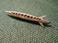 Значок, брошка "Космический корабль. Ракета"  #Z1