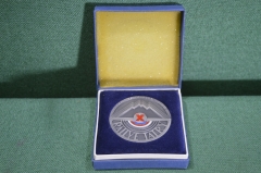 Медаль настольная "Ралли Татры". Автоспорт. Мотоспорт. В коробке. Чехословакия - СССР. 1978 год.