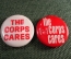 Значок "the corps cares" 2 шт