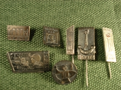 Значки "Львов Ровно" подборка 7 шт #Z2