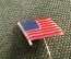 Значок "Американский флаг" пластиковый