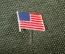 Значок "Американский флаг" пластиковый  #Z2