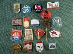 Значки Подборка Разнобой 18 шт. #Z2