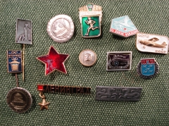 Значки подборка "разнобой" 13 шт. #Z3