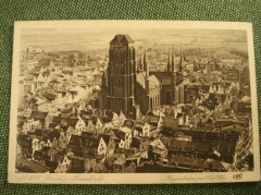 Открытка "Церковь Богоматери в Данциге". Danzig Marienkirche. N 2058. Данциг. Чистая. #O4