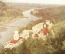 Открытка "Святогорск. Вид с Меловой горы". Киев, 1958 год.
