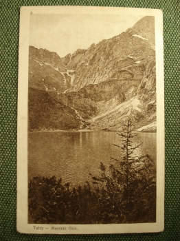 Открытка "Татры. Озеро Моске-Око". Morskie oko. N 12. Краков, Польша.  #O3