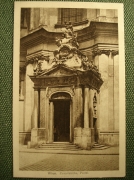 Открытка "Вена. Вход в Церковь Петра". Wien. Peterskirche, portal. BKWI 214/14.