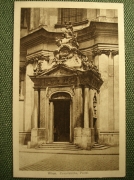 Открытка "Вена. Вход в Церковь Петра". Wien. Peterskirche, portal. BKWI 214/14. #O4