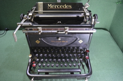 Печатная машинка "Мерседес. Mercedes.". Модель "Express S 6", Германия, 1933 - 1947 гг. Рабочая. 