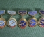 Значки "Гражданская авиация. Ту-134, ЯК-42, ИЛ-62М, ТУ-154, ИЛ-86". Серия (5 штук). СССР