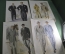 Набор плакатов "Мужская аристократическая мода". 16 штук. Габаритные. Швейцария. 1954 год.