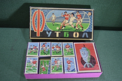 Набор сувенирных спичек "Футбол", 1963 год.