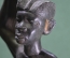 Статуэтка африканская, деревянная фигурка "Одевающаяся женщина". Дерево, Африка.