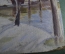 Картина "Грачи прилетели". Художник Саврасов. Оргалит, масло. 2006 год.