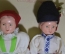 Куклы в национальных костюмах "Olsavsky Par". 2 шт. в коробке. Чехословакия времен СССР.