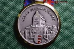 Медаль "Greifensee-Volksmarsch ORG. TG Schwamendingen", Швейцария, 1966 год. Huguenin.