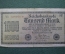 Банкнота 1000 марок 1922 года. Берлин, Веймарская Республика, Германия.