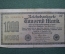 Банкнота 1000 марок 1922 года. Берлин, Веймарская Республика, Германия.