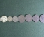 Набор монет 5 10 25 50 100 250 500 филсов 1 динар 1975-1990 Ирак. 