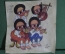Рисунок этнический, Эфиопия. Козья шкура. Музыканты.