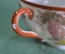 Чайная пара чашка с блюдцем "Шинуазри". Тонкий фарфор. Роспись. Китай. 2-ая половина 20-го века.