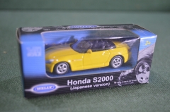 Игрушка машинка "Honda S 2000 правый руль". 1:60. Welly. В коробке. Гонконг.