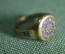 Кольцо серебряное, перстень с чернением. Серебро 875 пробы, чернение, ЧСЧ.