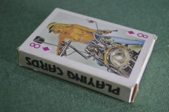 Карты игральные "Эротика Ню Девушки". Колода 54 листа. Мотоцикл. Времен СССР. 