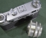Фотоаппарат "Зоркий 5". Zorky N 59095861. Объектив Индустар-50 П. В ремонт. СССР.