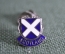 Знак, значок "Герб, Шотландия". Scotland. Смола, тяжелый металл, цанга.