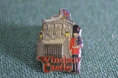 Знак, значок "Виндзорский дворец". Winsdor Castle. Тяжелый металл, цанга.