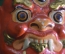 Настенное украшение "Бог Огня, монгольская маска", гипс. Монголия, 1960-е годы. Винтаж.