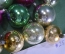 Елочные стеклянные шары. Лот 16 штук, стекло. Шар новогодний, шарик. Набор, подборка # 25. СССР.