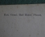 Открытка старинная "Девушка возле клумбы с цветами". Rob, Graul. Bad Elster, Plauen. Европа. #O9