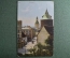 Открытка старинная "Рига. Улица Сандштрассе". Цветная. Трамвай. Riga. Sandstrasse. Henz Rudolff. #O4