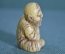 Статуэтка фигурка миниатюрная нэцке "Старец с музыкальным инструментом уд". Полимерный материал