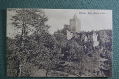 Открытка старинная "Руины замка, 1885 год". Ойцув, Ojcow. Krakowski, Польша #O4