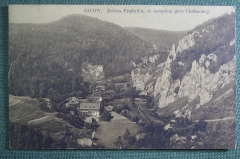 Открытка старинная "Долина реки Прондник. Dolina pradnika". Ойцув, Ojcow. Krakowski, Польша #O4