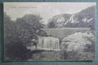 Открытка старинная "Бедковская долина. Bedkowska Dolina". Ойцув, Ojcow. Krakowski, Польша #O4