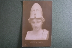 Открытка старинная "Минерва. Minerva de Velletri". Скульптура, музей. 
