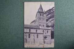 Открытка старинная "Аббатство Святого Маврикия". Abbaye St. Maurice. Швейцария.