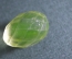 Яйцо стеклянное, граненое, пасхальное. Зеленое стекло, огранка. 3,8 см. Старинное.