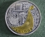 Монета 10 динеров "Викинги, Корабль Драккар". Vikings Principat d' Andorra. Андорра. Серебро 2008 г.