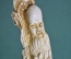 Статуэтка, фигурка "Китайский мудрец, Старец, старик с посохом". Высота 26 см. Винтаж, СССР.